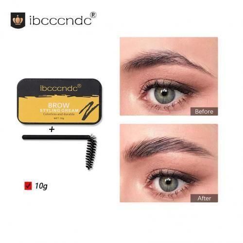 BROW Gel pour sourcil naturel Savon à sourcils - Gel pour sourcils avec brosse