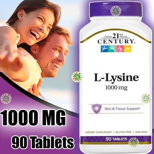 L-Lysine 1000 mg, 90 Tablets made usa