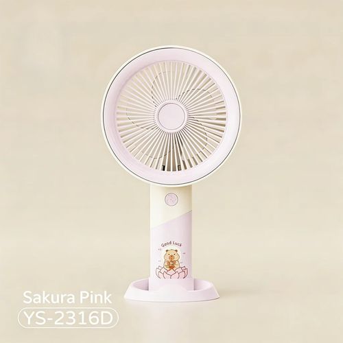 Ventilateur portable, 3 vitesses, rechargeable par USB, en plastique, Ventilateur de refroidissement portable pour l'extérieur pour étudiants