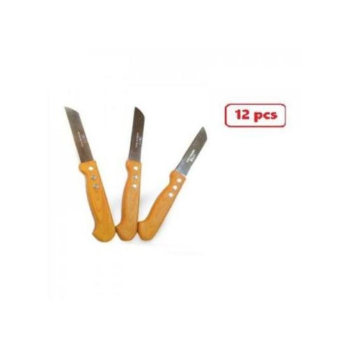 Ensemble de 12 pcs couteaux inox de cuisine et à dessert