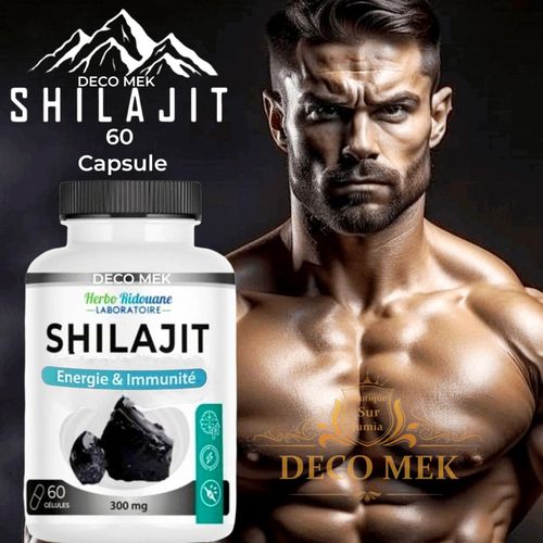SHILAJIT de l'Himalaya, 300mg fulvique et acides humiques, Boost d'énergie quotidien. 60 gélule