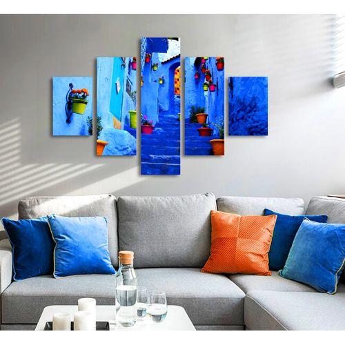 لوحات حائطية مدينة شفشاون