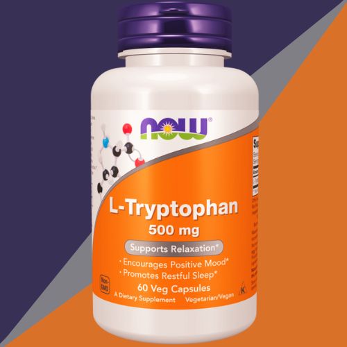 Tryptophane, 500 mg - Favorise la relaxation - 60 Capsules vég