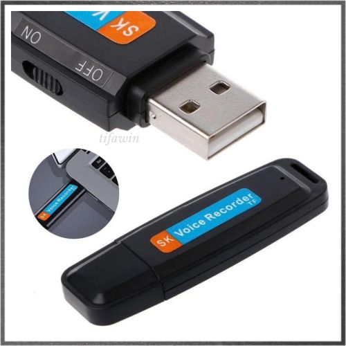 Mini Enregistreur Vocal USB – Dictaphone Numérique Portable avec Fonction Mémoire USB
