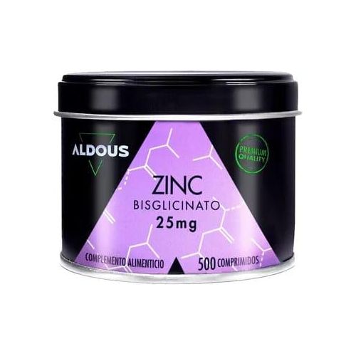 Bisglycinate de Zinc 25 mg, 500 comprimés - Made in Espana