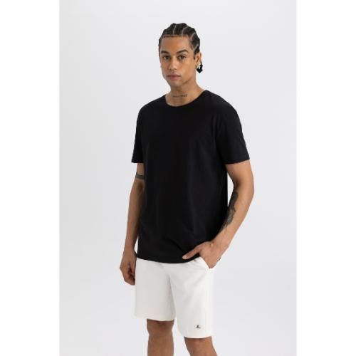 T-shirt Homme en coton - Noir - A5825AX.