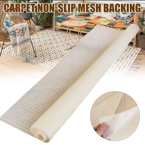 Tapis antidérapant 180cm x 200 cm, multifonction, antidérapant, découpable, en PVC, antidérapant, pour tapis, bureau, sols durs, canapé