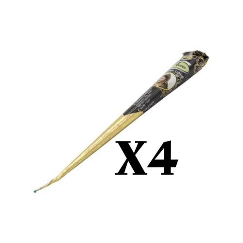 4 Hénné Indien noir en cône