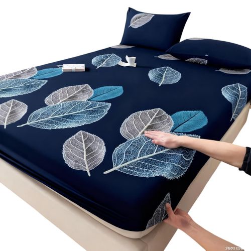 Drap Housse 160x200x27 cm Avec 2 Taies d’Oreiller 50x70 cm – Doux, Confortable et Respirant
