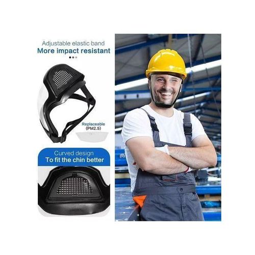 Casque de soudeur Bouclier facial complet de protection Anti poussière Anti buée