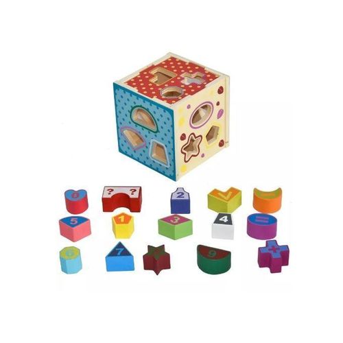 Boîte D'activité En Bois Pour les Enfants de l'éducation la Couleur la Forme et les Numéro d'activités pédagogiques jeu éducatif