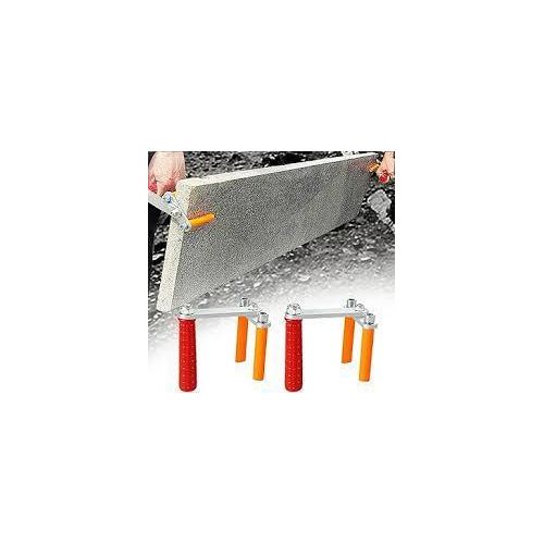 Pince de Levage Ergonomique pour Panneaux – Poignée de Transport Robuste en Métal avec Zone de Préhension pour Bois, Contreplaqué, Pierre et Panneaux
