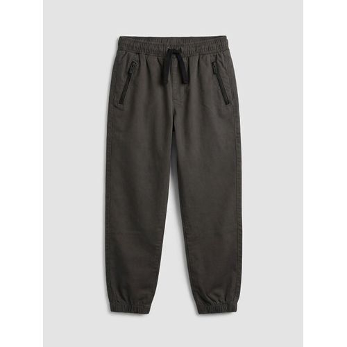 Loose Fit Boy's Gabardine Jogger Trousers