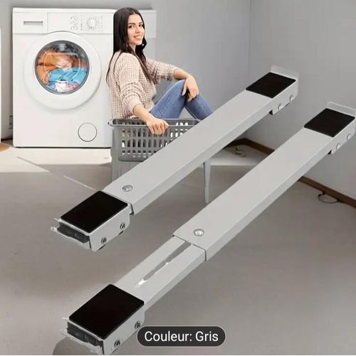 Support pivotant parallèle extensible pour ménagers Galore pour machine à laver, congélateur
