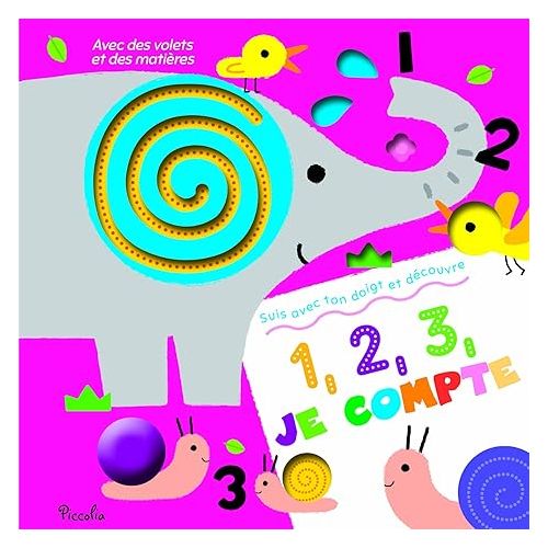 Suis avec ton doigt et découvre - 1, 2, 3, je compte