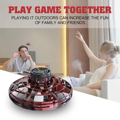 Jouet Spinner Volant Lumineux LED - Drone Boomerang PTW
