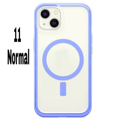 Pochette silicone iphone 11 Housse au Bord Fort,Cover,transparent mauve