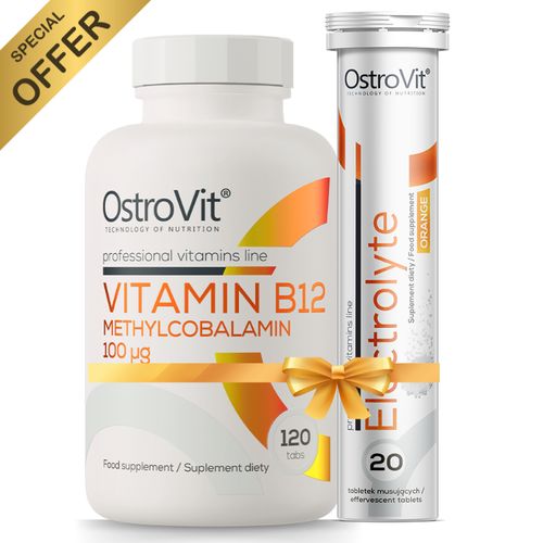 Pack Vitamin B 12 Methylocobalamin 120 Tabs + Vitamin C 1000 mg 20Tabs