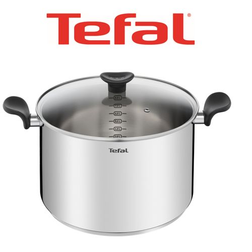 Marmite Inox+couv En Verre 28cm Primary E3086404