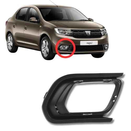 Cache Phare secour Droit pour Dacia Logan