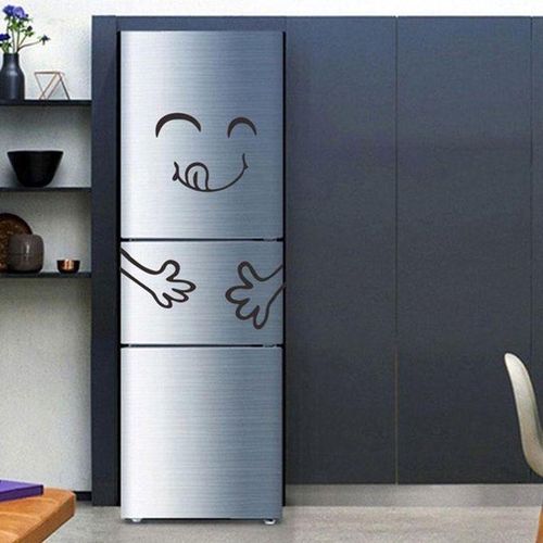Sticker Frigo Emoji Délicieux Autocollant Réfrigérateur Décoration Cuisine