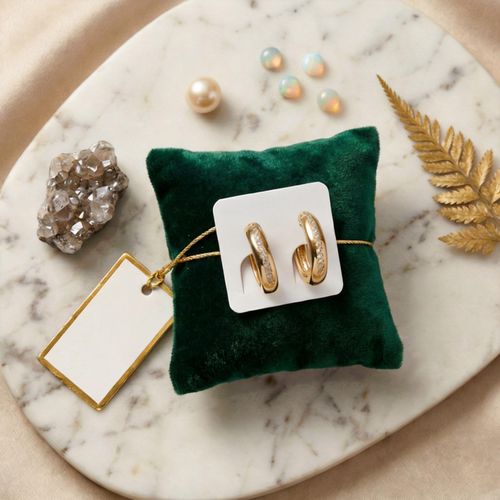 Boucles dOreilles Femme Croles Dores Strass Style lgant Chunky Sorelia Jewelry Bijou Tendance