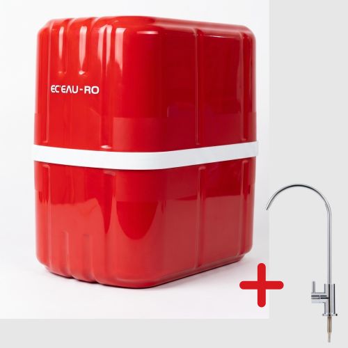 ECEAU RO Prime – Osmoseur Domestique - Filtre deau 6 Etapes avec Electrovanne et Remineralisation