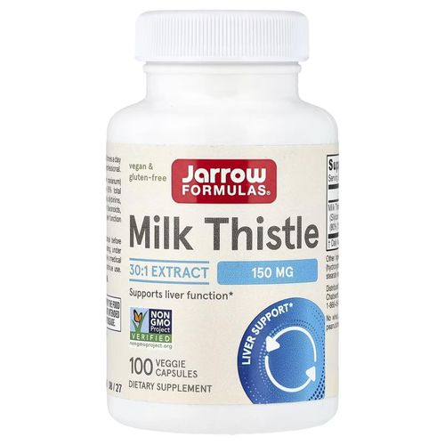 Chardon-Marie (Milk Thistle) 150 mg – Extrait 30:1, 80% Silymarine – 100 Capsules Végétariennes – Soutien Fonction Hépatique & Glutathion