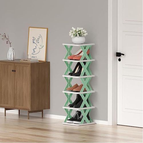 Porte-chaussures pliable à montage facile à cinq niveaux