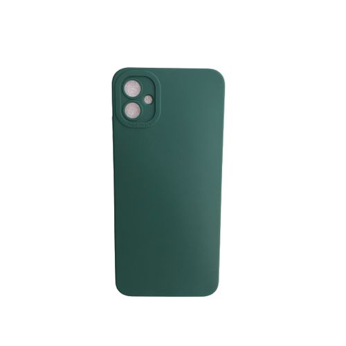 Pochette silicone pour SAMSUNG A04E VERT FONCE