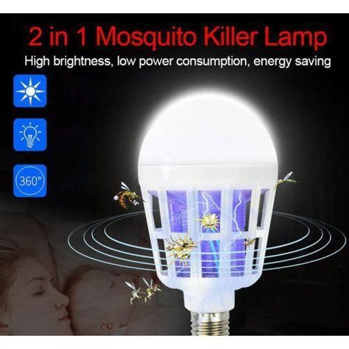 Ampoule LED UV Anti-Moustiques 20W – Protection 360° & Faible Consommation