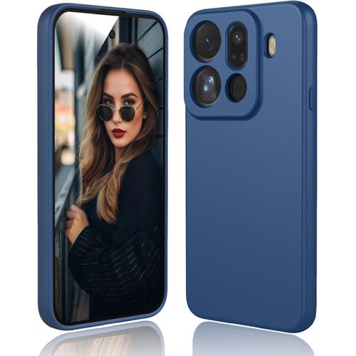 Pochette pour Oppo Find X9 Pro 5G Silicone Liquide : Bleu