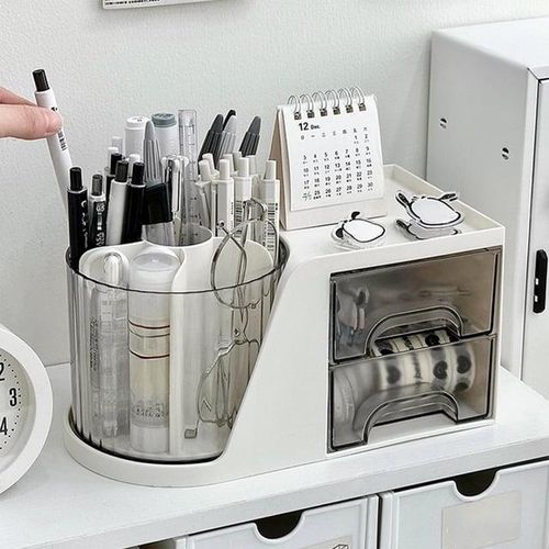 Organisateur de Maquillage Rotatif 360° Grande Capacité