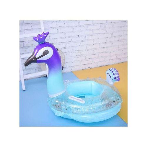Bouée Gonflable Style Paon de Natation pour Enfants, Parfaite pour Piscine et Plage
