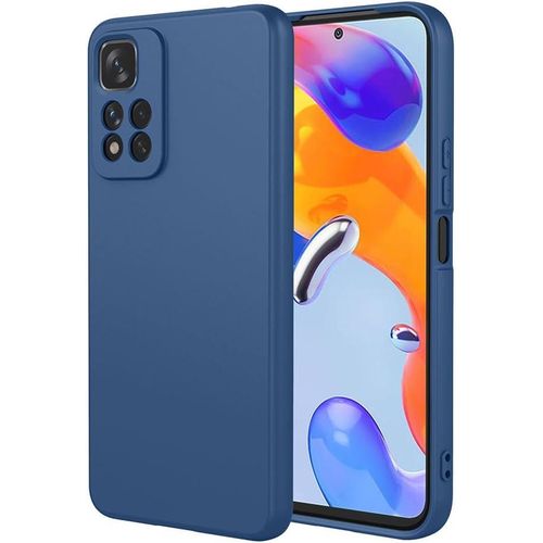 Couqe silicone blue pour Xiaomi Redmi Note 11 Pro Plus