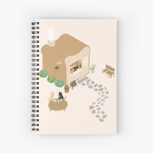 Ollies Bakery Spiral Notebook Bloc note