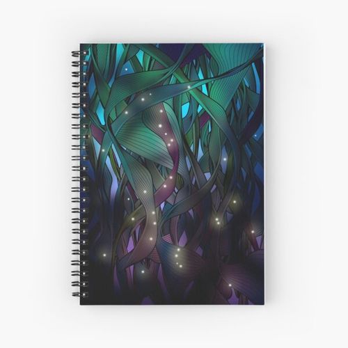 Nocturne with Fireflies Spiral Notebook Bloc note