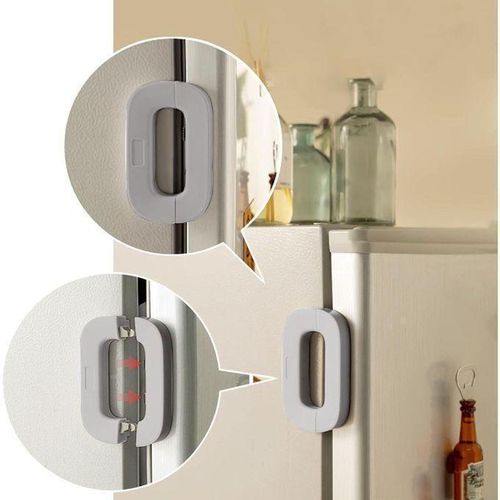 Verrou de sécurité pour enfants – Serrure magnétique pour porte de réfrigérateur, armoire ou placard