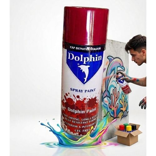 Spray Peinture Rouge Brillant