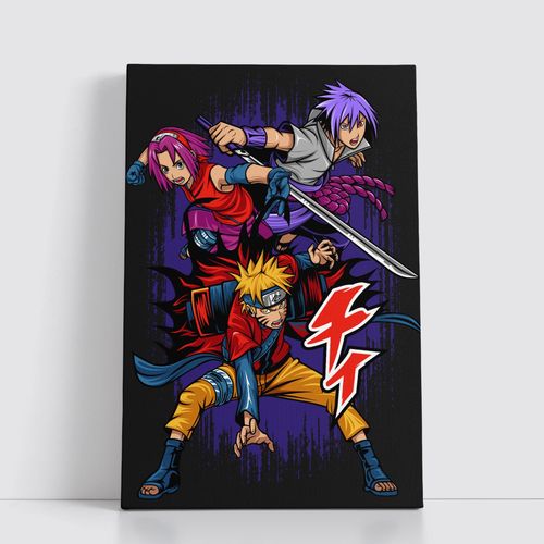 Tableau decoratif sur Toile 25x40 cm pour Anime attack on titan - Naruto - death note - Jujutsu Kaisen 797