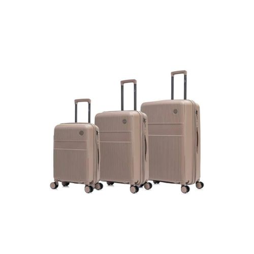 Ensemble de 3 bagages en silicone : valise rigide légère avec serrure TSA et roulettes multidirectionnelles, 30kg / 20kg / 10kg