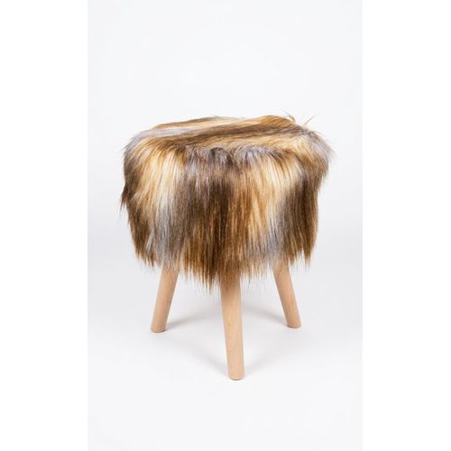 Chaise en fourrure rayée – Une touche de luxe pour votre intérieur