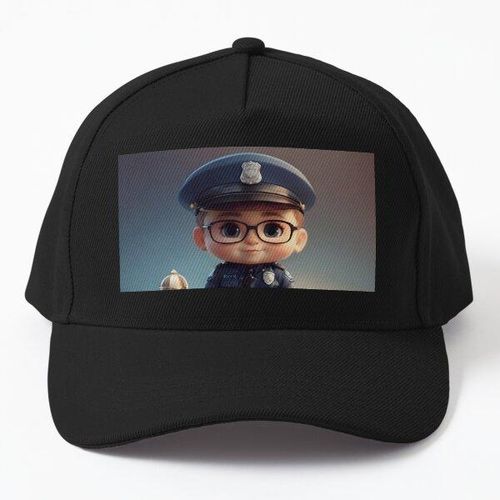 casquette personnalisée Mignon mini policier casquette noire unique