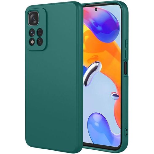 Coque Silicone pour Xiaomi Redmi Note 11 Pro+ Plus 5G Vert – Protection élégante et maniabilité