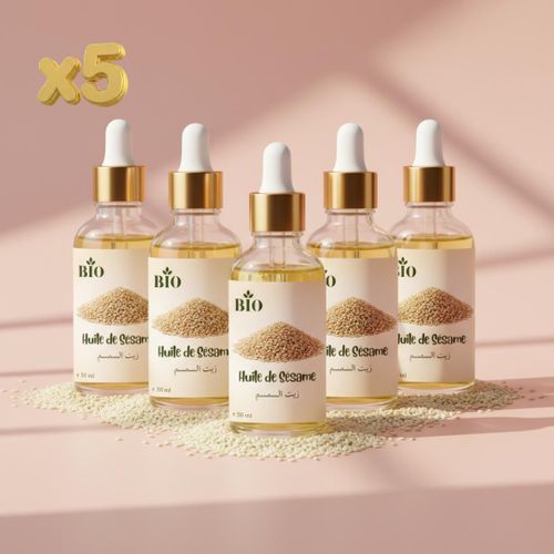Pack x5 Huile de Sesame 50 ml Hydratation Corps