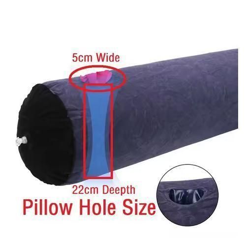 Oreiller gonflable cylindrique, pompe air électrique, coussin gonflable ergonomique, pack 2 pièces, pack économique