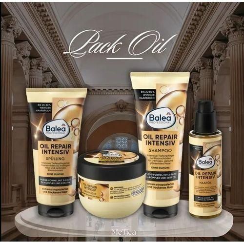 Pack 4 pcs Shampoing + Après-Shampoing + Huile + Masque Capillaire Soin Complet