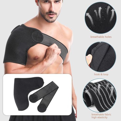 Attelle d'épaule réglable unisexe Support orthopédique pour sport et douleurs articulaires, confort quotidien