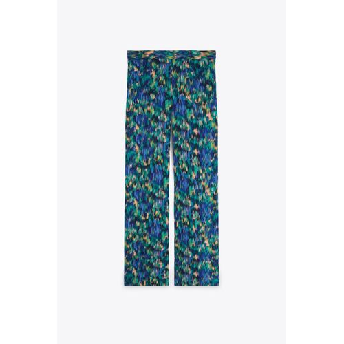 Pantalon Imprimé Ikat Bleu - P1974-B-E24