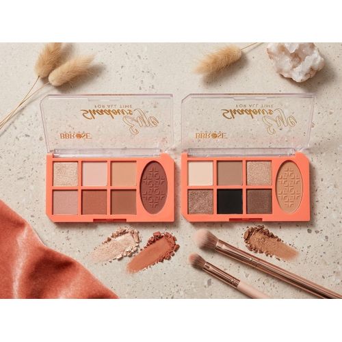 2 pce Palette de 7 fards à paupières